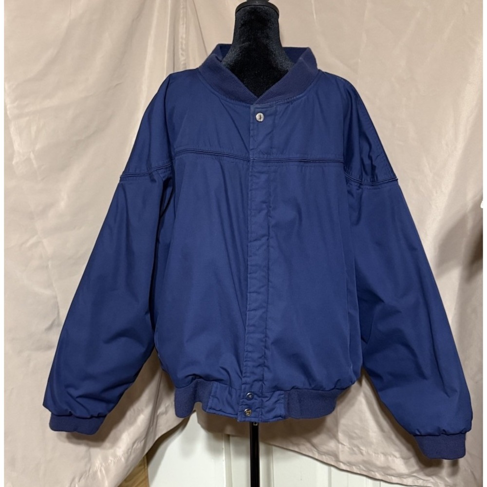 VINTAGE Arnold Palmer Jacket Navy Men's 2XL Insulated Zip Front